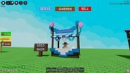 Sam's stall receives special decorations on his birthday (Image via Roblox)